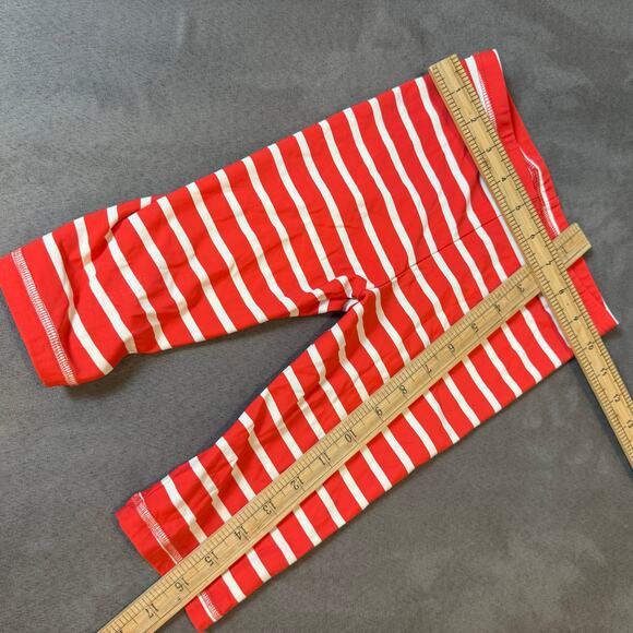 Mini Boden Boys Swimsuit 2 Piece Set Shorts Rashguard Top Red Stripe 5 6 5T - Picture 8 of 12